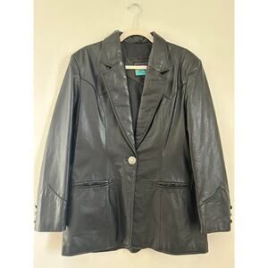 Pioneer Wear Vintage Leather Coat Women's Size L